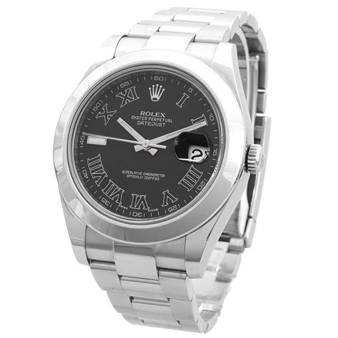 rolex 116300 black roman|rolex datejust ii 116300.